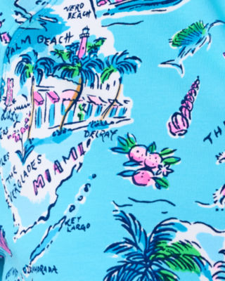 Lilly Pulitzer Upf 50+ Skipper Popover In Blue