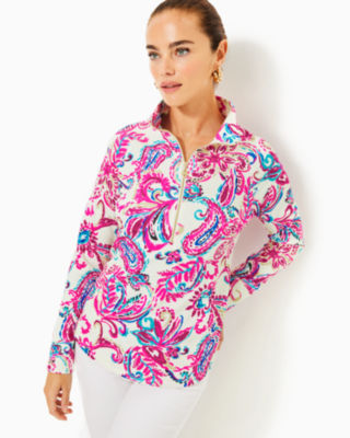 UPF 50+ Skipper Popover, Coconut Flitting About, large - Lilly Pulitzer