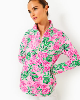 UPF 50+ Skipper Popover, Conch Shell Pink Koala La La, large - Lilly Pulitzer