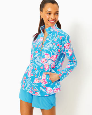 Lilly Pulitzer Upf 50+ Skipper Popover In Multi Bahamian Rhapsody