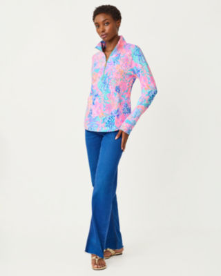 Lilly Pulitzer Upf 50+ Skipper Popover In Animal Print