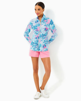 Shop Lilly Pulitzer Upf 50+ Leona Zip-up Jacket In Multi Bahamas Beachcomber