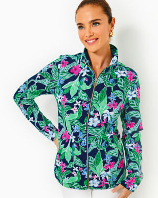 Lilly Pulitzer UPF 50+ online round hem Leona jacket