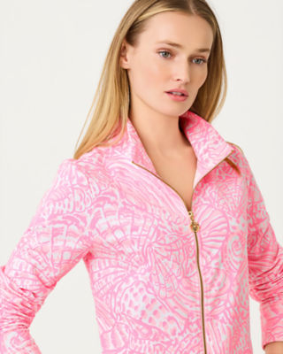 Lilly Pulitzer Upf 50+ Leona Zip-up Jacket In Pink