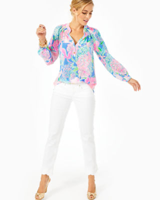lilly pulitzer white jeans