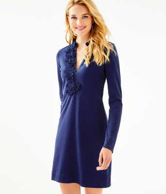 navy blue lilly pulitzer dress