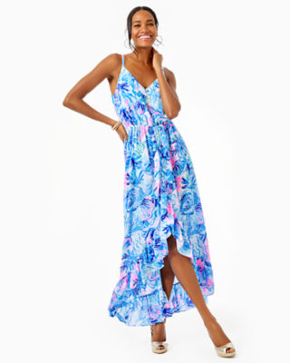 lilly pulitzer blue maxi dress