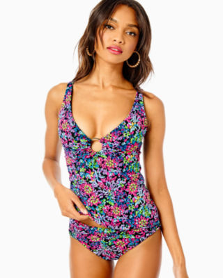 Girls Lucky Brand swimsuit M 8/10