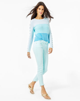 Lilly pulitzer south store ocean skinny crop