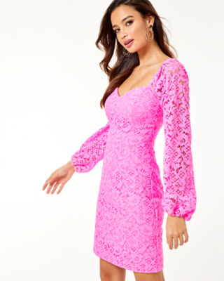 lilly pulitzer long sleeve maxi dress