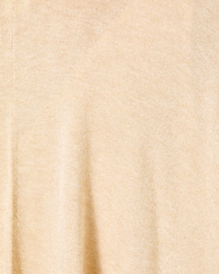 Terri Sweater Wrap, Heathered Sand Bar Metallic, large image 5 - Lilly Pulitzer