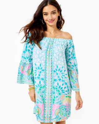 off the shoulder lilly pulitzer dress