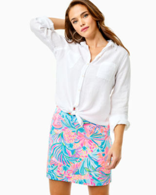 Jonas High-Waisted Skort, , large - Lilly Pulitzer