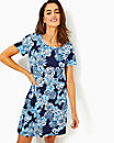 Cody T-Shirt Dress, Low Tide Navy Bouquet All Day, large image number 1