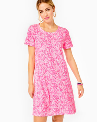 Lilly Pulitzer Cody T-shirt Dress In Pink Shandy Invest A Gator