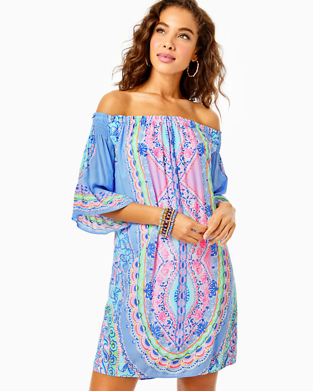 Fawna Off-The-Shoulder Dress, , large - Lilly Pulitzer