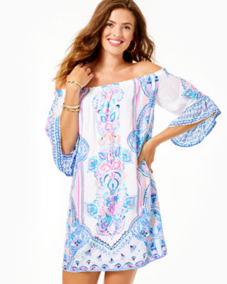 Fawna Off-The-Shoulder Dress, , large - Lilly Pulitzer