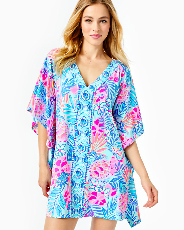 Skyla Caftan Cover-Up, , large - Lilly Pulitzer