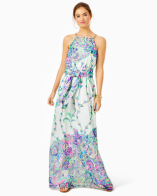 lilly pulitzer maxi dress large