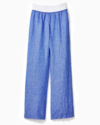 blue beach pants