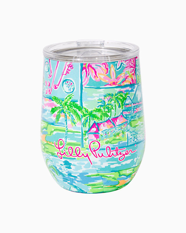 Stemless Insulated Wine Glass, , large - Lilly Pulitzer