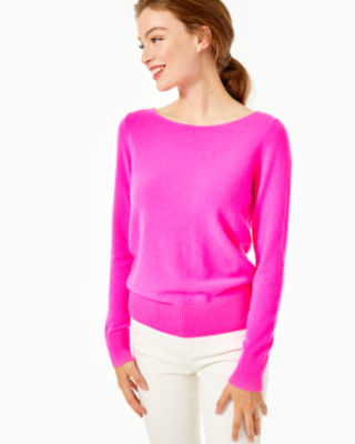 pink cashmere sweater