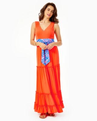 lilly pulitzer orange dress