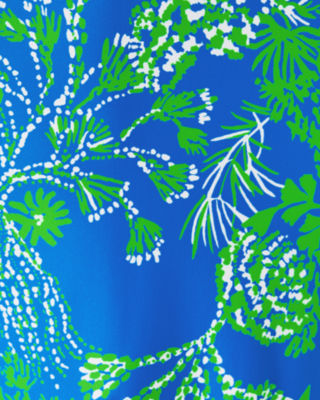 UPF 50+ ChillyLilly Seralina Maxi Dress, Briny Blue A Bit Salty Engineered Chillylilly, large image undefined