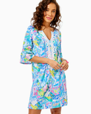 Lilly Pulitzer Women's Krysta Tunic Dress In Pink Size Large, Shell Me ...