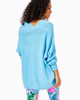 Sevie Dolman Sleeve Sweater, Porto Blue, large image 2 - Lilly Pulitzer