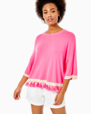 Lilly Pulitzer Ilene Sweater In Karmic Coral