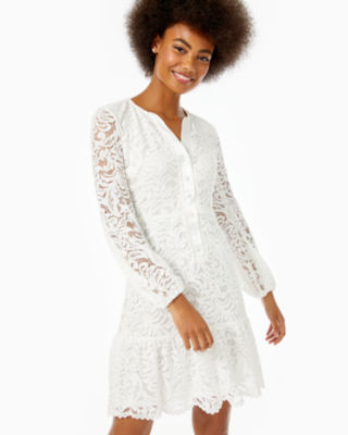 Lilly pulitzer 2025 long white dress