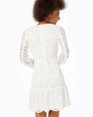 Cerise Dress, Resort White Cerise Lace, large image 2 - Lilly Pulitzer