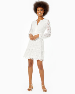 Cerise Dress, Resort White Cerise Lace, large image 5 - Lilly Pulitzer