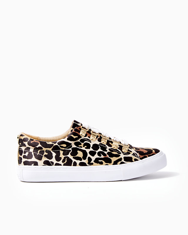 Hallie Leopard Print Sneaker, , large - Lilly Pulitzer