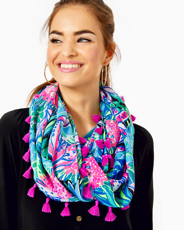 Resort Infinity Loop Scarf, , large - Lilly Pulitzer