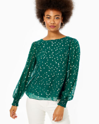 Image of Lilly Pulitzer Idina Silk Top