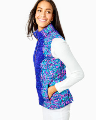 Noella Puffer Vest, , large - Lilly Pulitzer