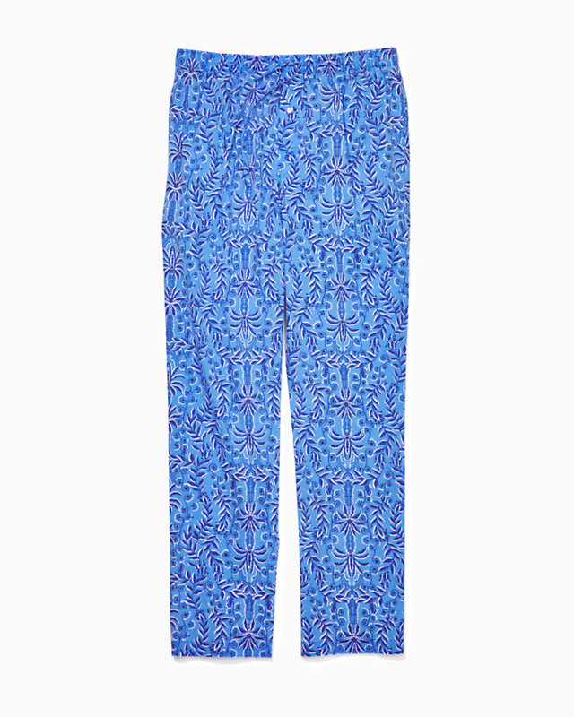 Mens 30" Woven Pajama Pant, Abaco Blue Have It Both Rays, large - Lilly Pulitzer