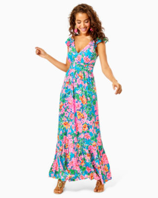 Lilly pulitzer treena maxi on sale dress