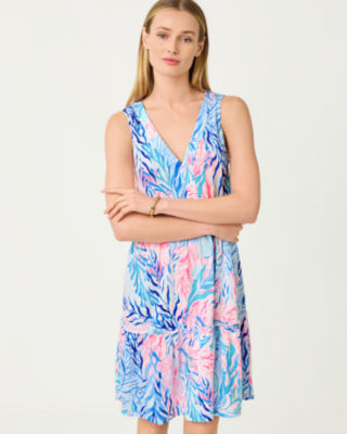 Lilly Pulitzer Lorina Swing Dress In Blue