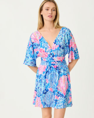 Lilly Pulitzer Parigi Skort Romper In Blue