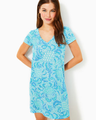 Etta V-Neck Dress, , large - Lilly Pulitzer