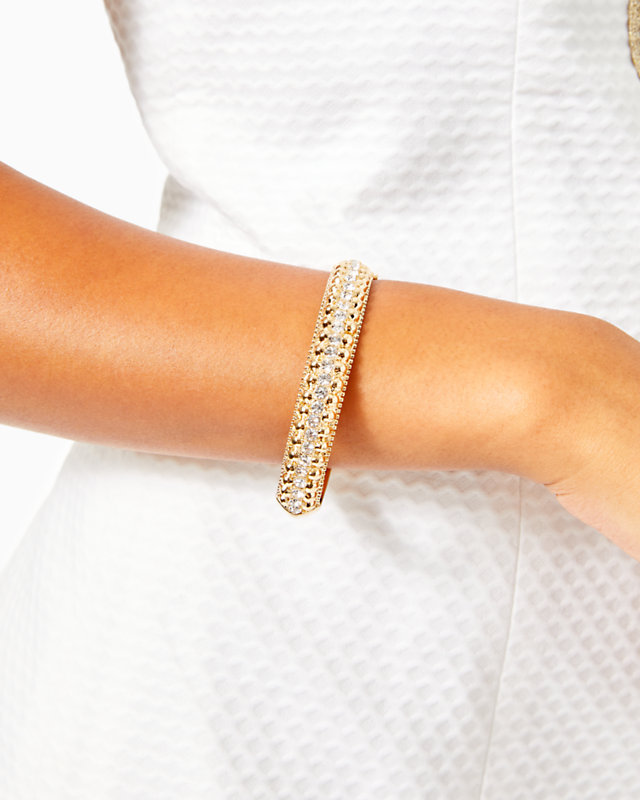 Beach You To It Bangle, Gold Metallic, large image null - Lilly Pulitzer