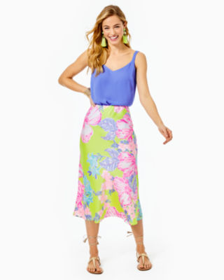 Cory Midi Skirt, , large - Lilly Pulitzer