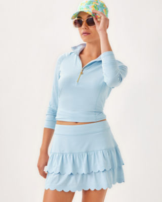 UPF 50+ Luxletic Miesha Scallop Skort, Bluette, large