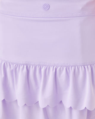 UPF 50+ Luxletic Miesha Scallop Skort, Water Hyacinth, large image 5