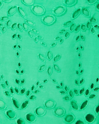 Amrita Eyelet Midi Dress, Spearmint Soiree Eyelet, large image undefined