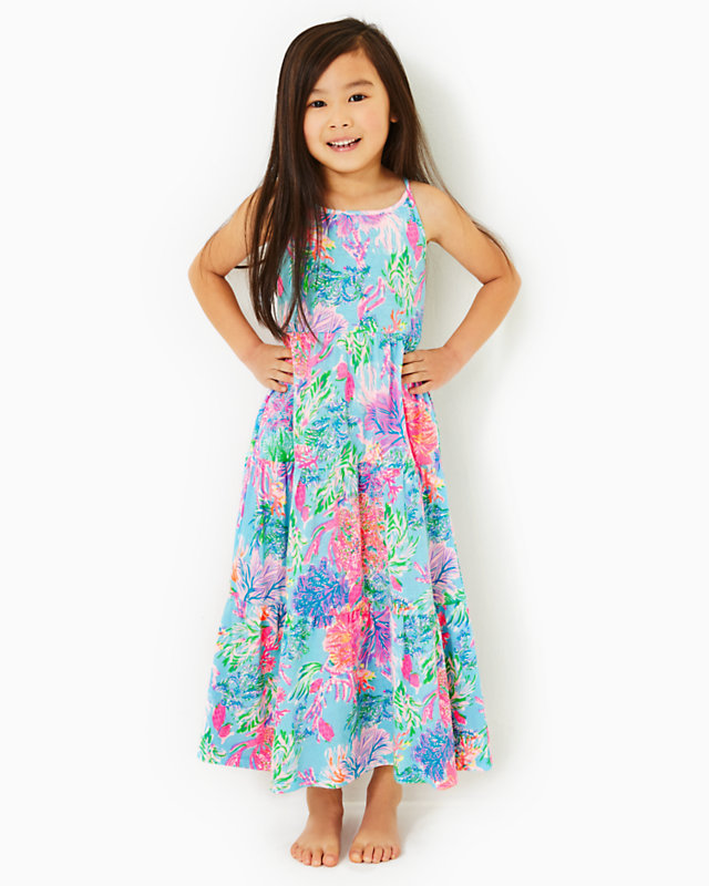 Girls Harleigh Maxi Dress, , large - Lilly Pulitzer
