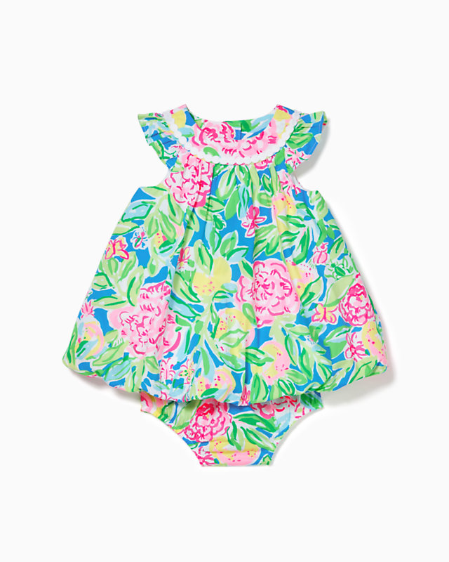Baby Paloma Bubble Dress, Multi Grove Garden, large - Lilly Pulitzer